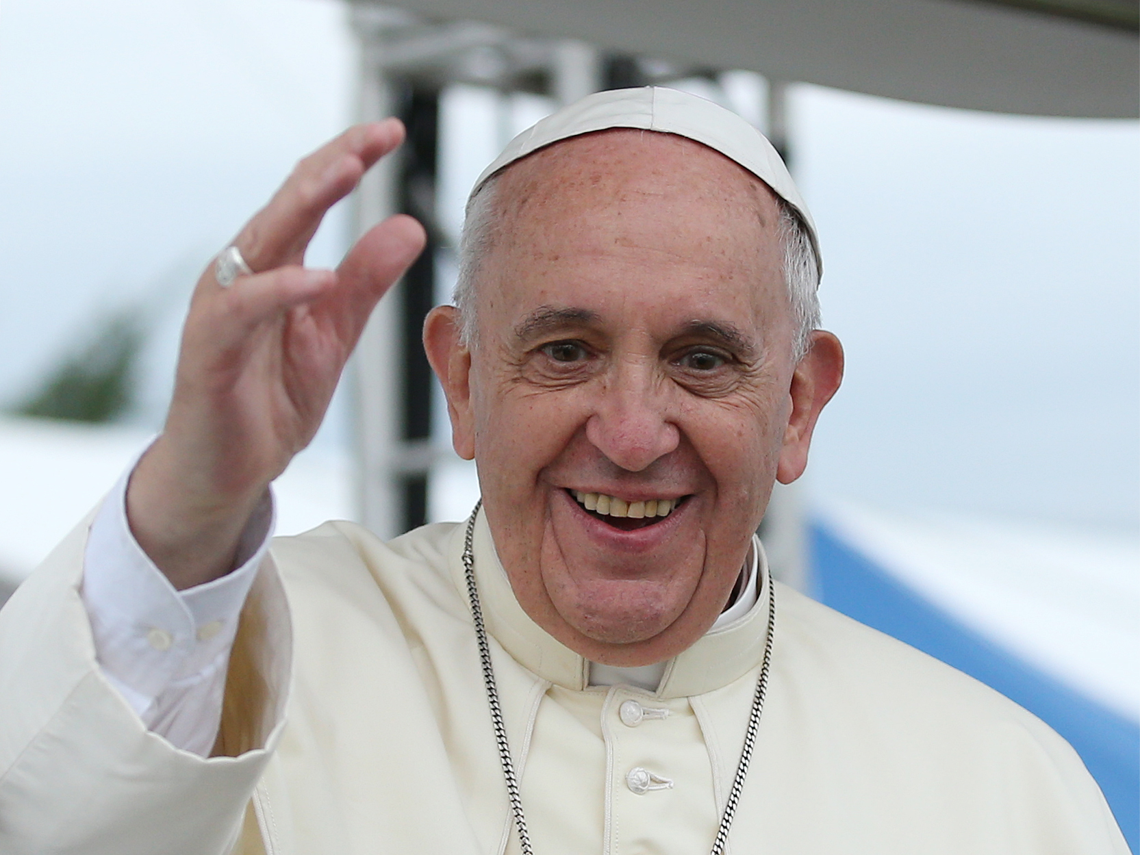 Papst Franziskus 2014 in Südkorea